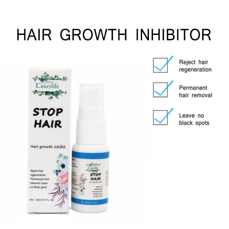 Stop Hair Growth Inhibitor Pubic Hair Repair Smooth Body Hair Removal