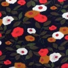 Free shipping Autumn linen like brushed indian block print cotton fabric for clothing