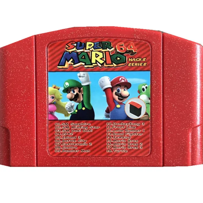 N64 Hack Game Multi Card Red Shell Super Mario Games Collection 18 In 1 Buy N64 18 In 1 N64 Hack 18 In 1 Product On Alibaba Com