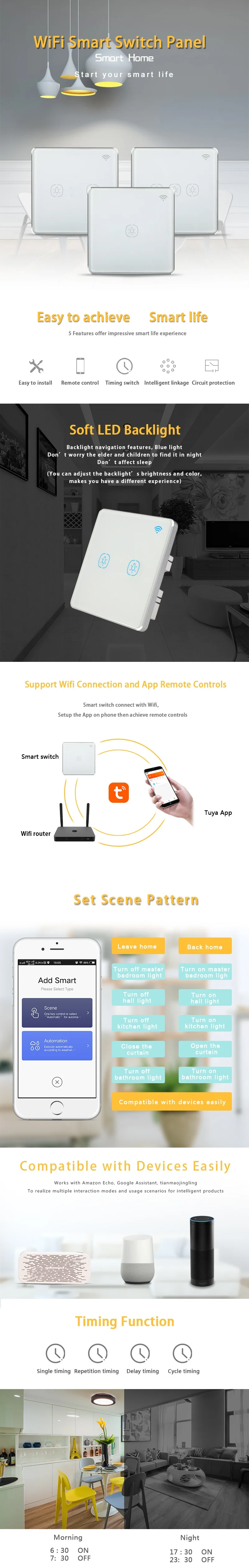 Zigbee WiFi Smart Switch