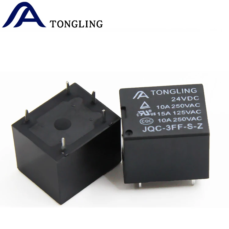 Tongling Jqc-3ff-s-z 24vdc 5 Pin T73 Sugar Cube Relay - Buy Relais 24v ...