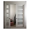A variety of glass white pocket sliding doors