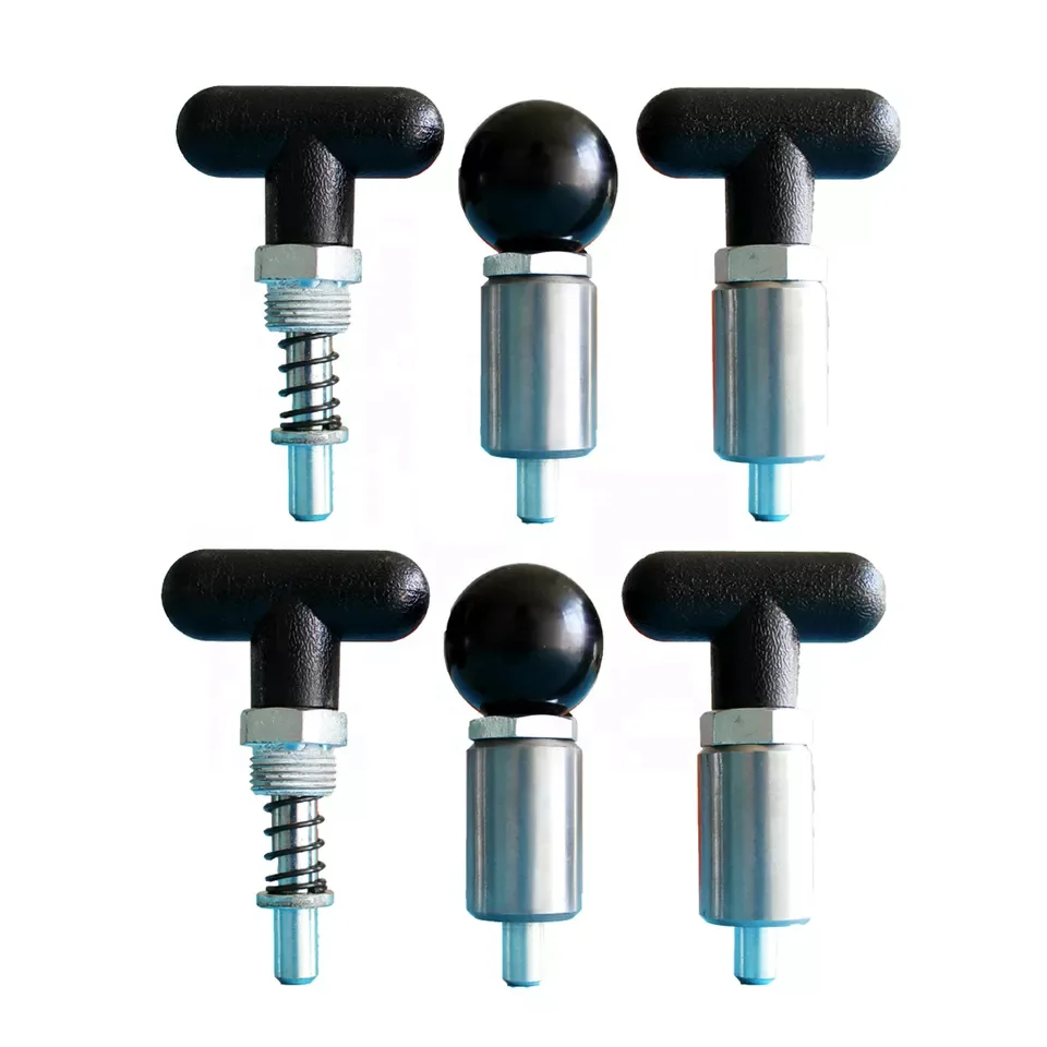 Carbon Steel Spring Loaded Quick Release Pin Ball Lock Pin Round Pop