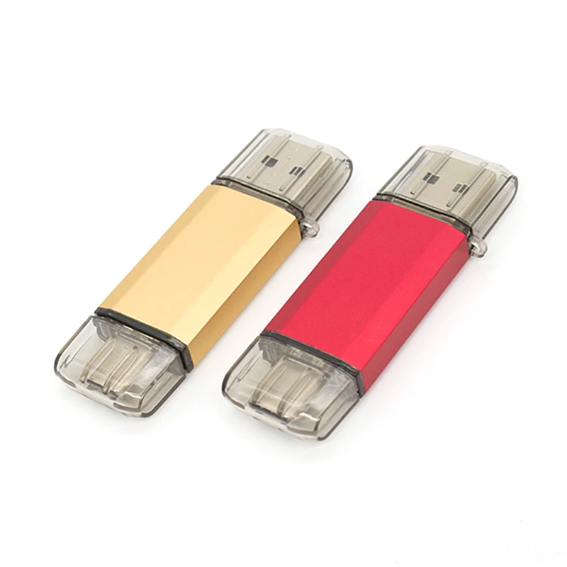 Santoda Hotsale  OTG USB Flash Drive PC&Smartphone 128GB 64GB 32GB 16GB 8GB USB Stick 2.0 Pendrive for Type-C Device