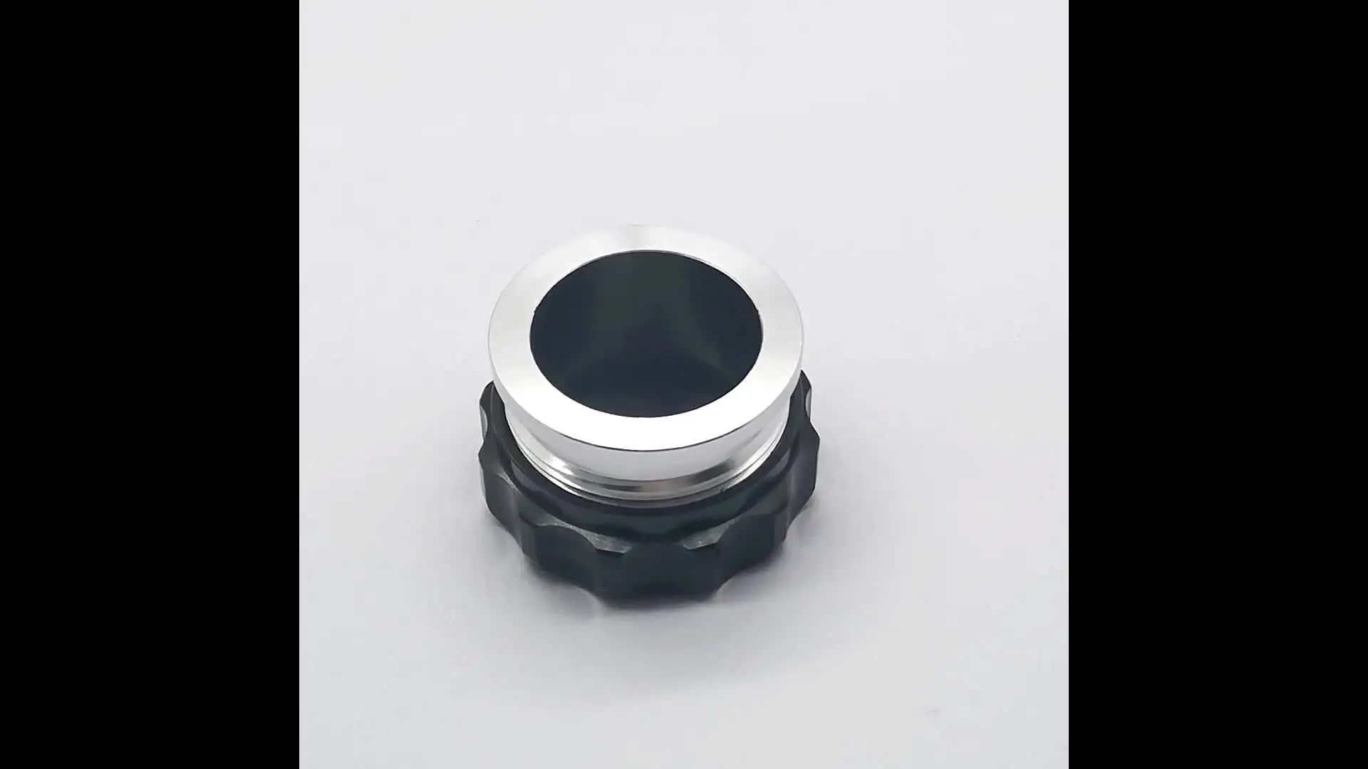 2-Piece 1.5” Aluminum Alloy Weld-On Filler Neck And Cap – Black, For Fuel Oil Water Tanks, Universal, 1-Year Warranty