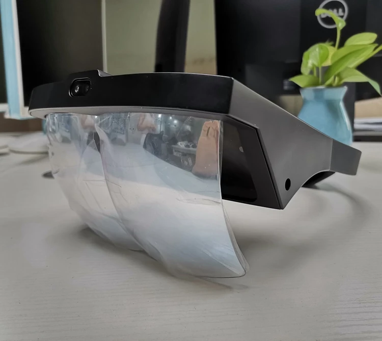 Ar headset, óculos de ar inteligentes 3d vídeo realidade aumentada