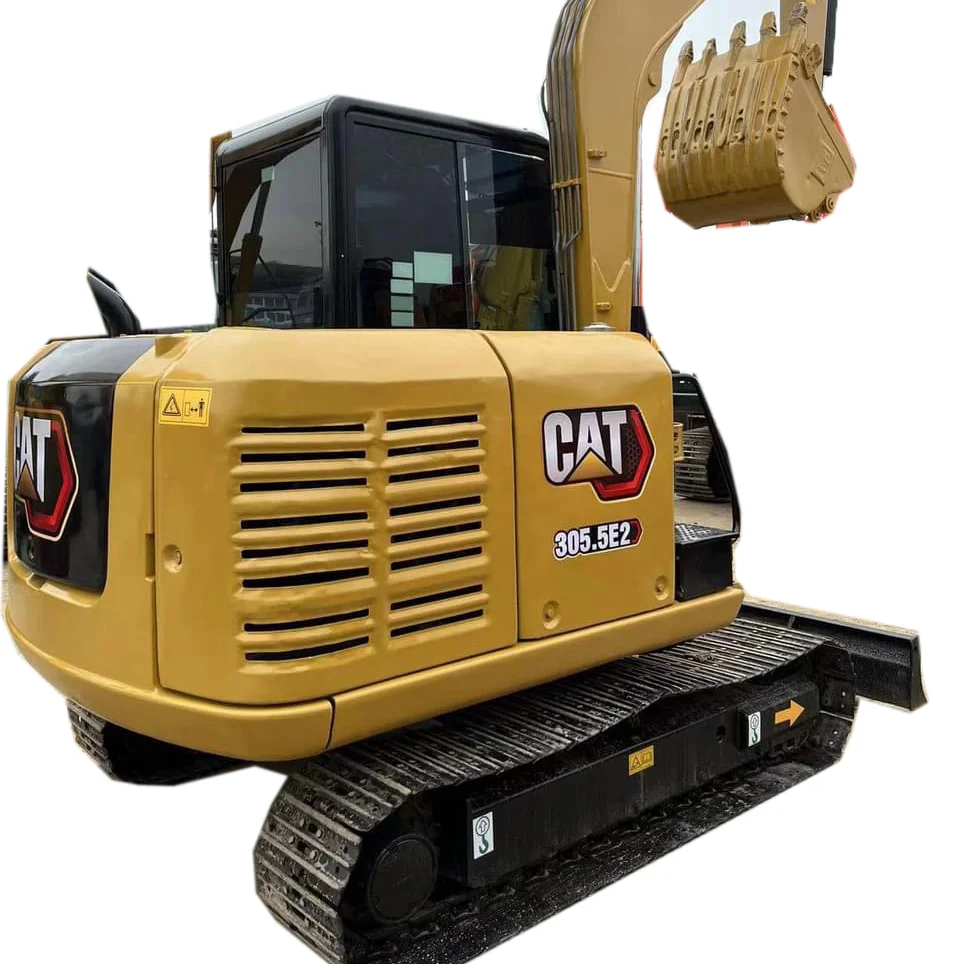 Used Original Cat 305.5e2 Excavator 5 Ton Cat Hydraulic Crawler Backhoe ...