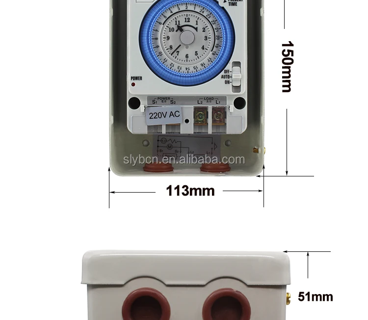 24hour Automatic Types Of 220v 230v Analog Mechanical Weekly Rotary