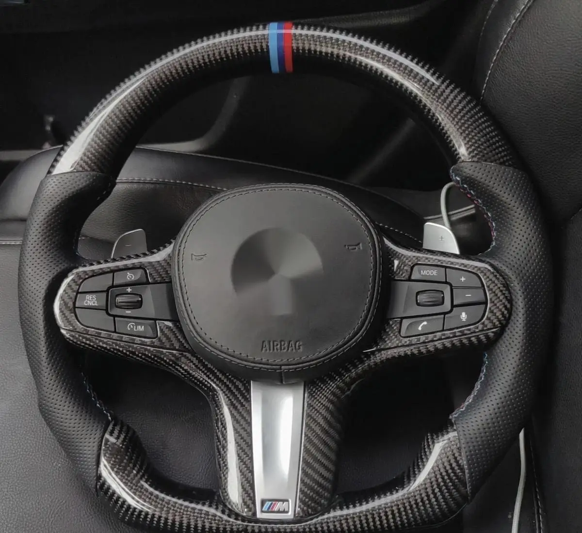 Bmw Custom Carbon Fiber Steering Wheel For Bm F90 M5 G80 M3 G82