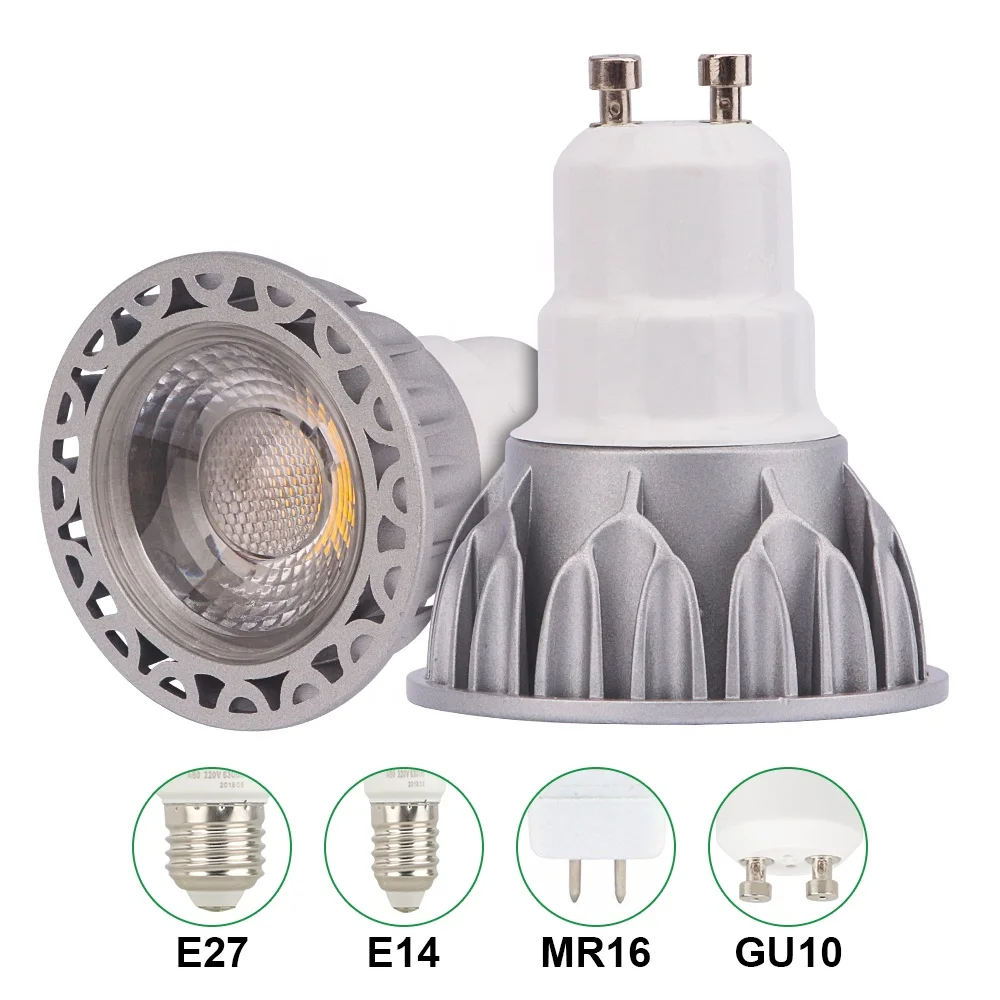 New arrival DIM TO WARM E27 E14 G5.3 base gu10 led spotlight dimmable lamp