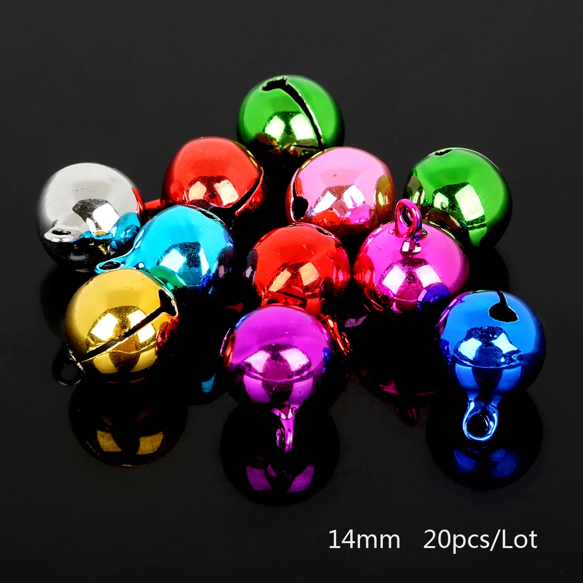 Wholesale 14mm Copper Jingle Bells Pendants For Christmas Decoration