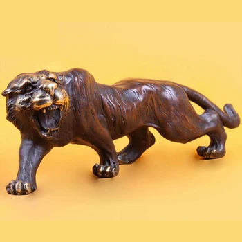 户外装饰制造商定制铸造青铜定制金属老虎雕塑