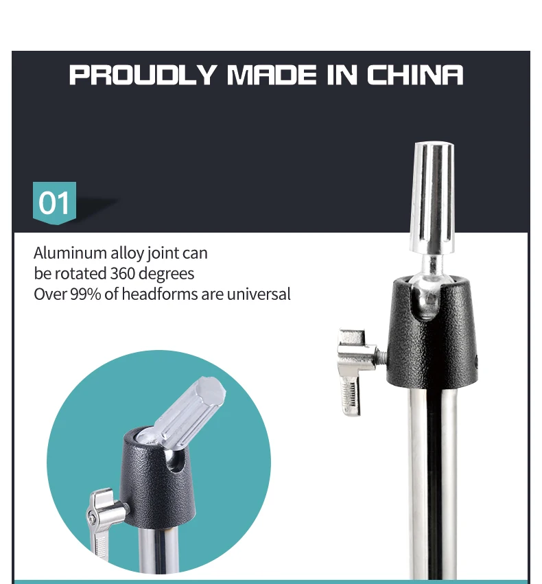 Wholesale Wig Stand Tripod Hairdressing Tripod Stand For Mannequin Head