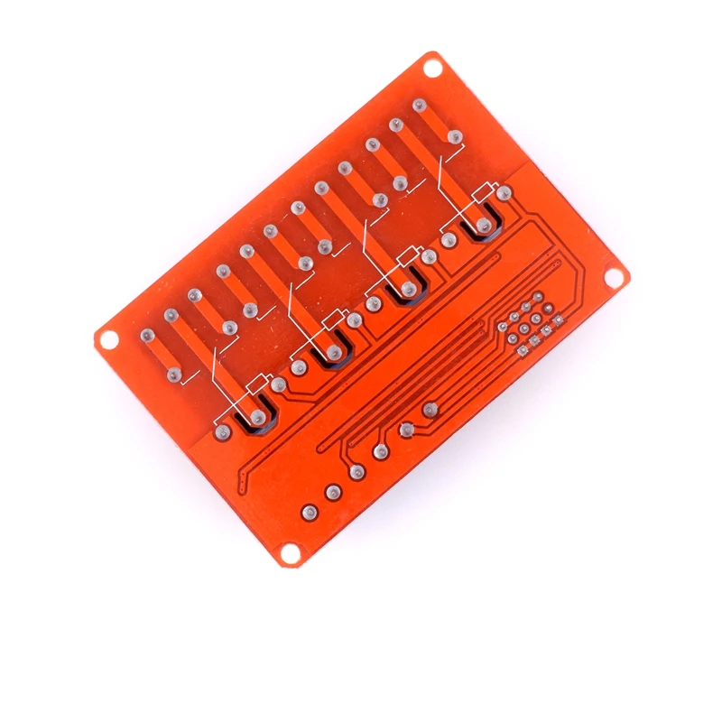 Hw-280a Red Board 4 Way 5v Relay Module With Optocoupler Isolation High ...