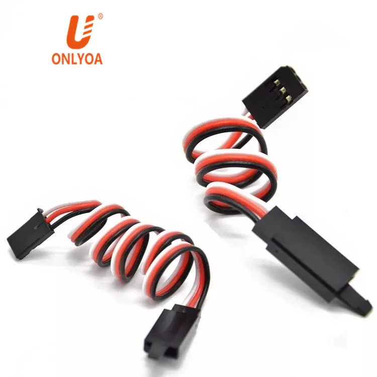RC Servo Y Shape Extension Wire 22AWG With Futaba Jr Connector - Extension Wire And RC Servo Y