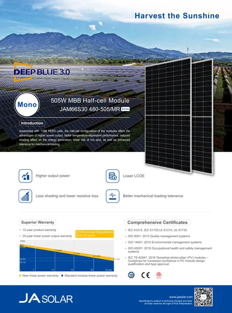 Ja Solar Panel 500w 490w 480w Mono Half Cell Mbb 500 Watt Solar Modules Pv Solar Panels 500w From China Buy Ja Solar Panel 500w 500 Watt Solar Module Shingle Solar Panel Product