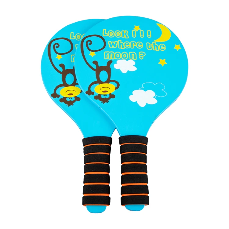 
Low Price beach racket set with bag paddle tennis rackets plywood ball set beach racket 