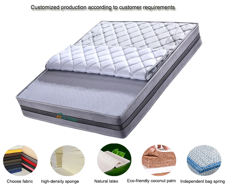Spot wholesale 1.5m1.8m single and double soft-hard hotel apartment coconut palm spring mattress