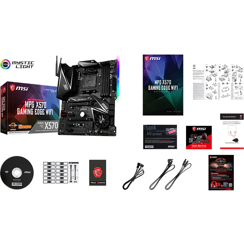 Msi Mpg X570 Gaming Edge Wifi Computer Motherboard Supports Ryzen 3900x 3800x 3700x 3600x Amd X570 Socket Am4 Buy X570 Gaming Msi X570 Product On Alibaba Com
