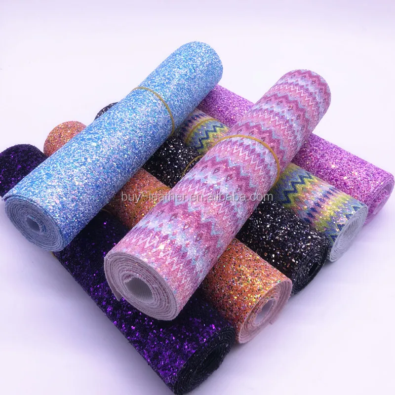 12x52 Inch Various Colors Chunky Glitter Fabric Rolls Buy 12x52 Inch