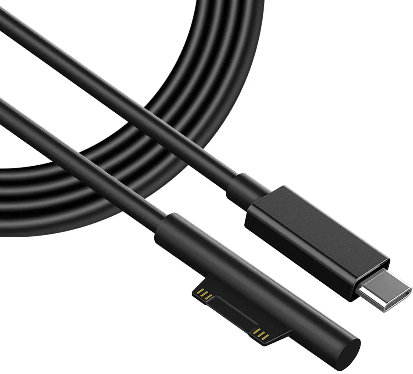 1.8M 5.9ft Fast Charging Cable USB Type C PD 15V for Microsoft Surface USB Adapter Cable support surface Pro 7/6/5/4/3 Laptop