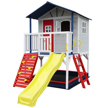 playhouse and climbing frame