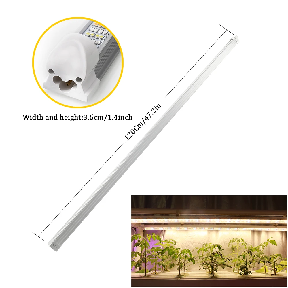 Sinjialight T8 4ft 60w Full Spectrum Led Grow Light Tube For Indoor