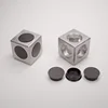 3D cubic brackets 3-way corner connector for 30x30 aluminum extrusion profiles 6 building kit