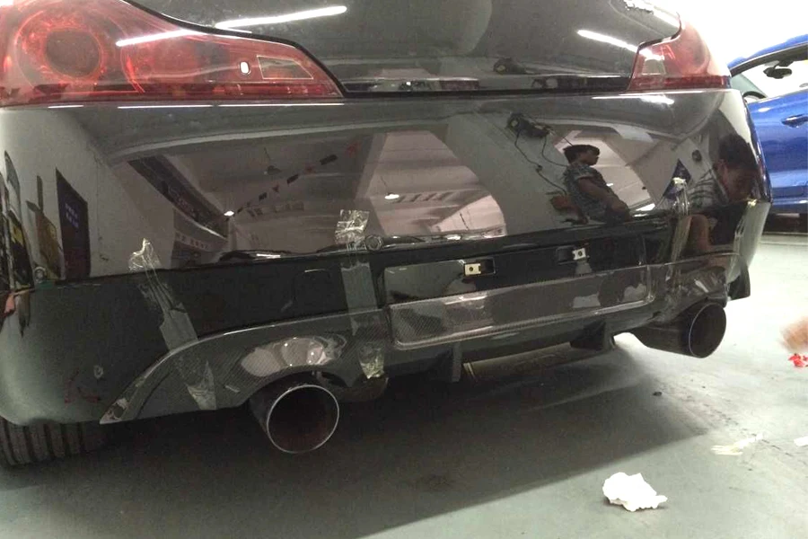 Carbon Fiber Rear Bumper Diffuser For Infiniti G37 Coupe 2door 2009
