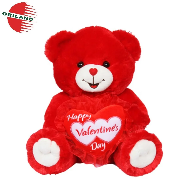 red bear plush