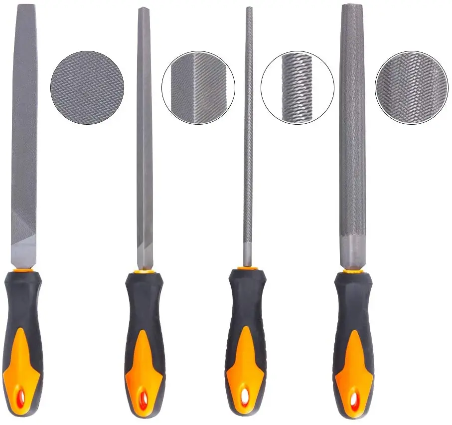 17pcs premium grade t12 drop forged alloy steel file tool set with