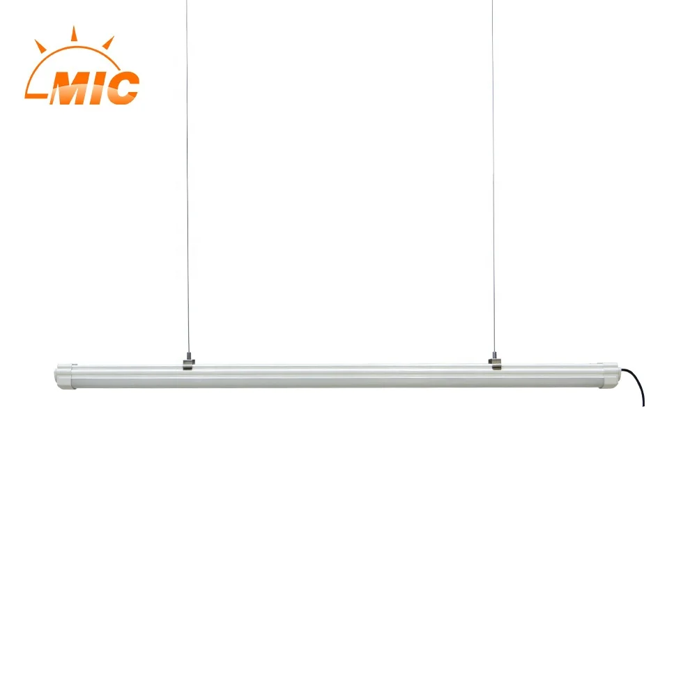 ETL DLC CE ROHS 20W 30w 40w 50w 60w 1Ft 2Ft 3Ft 4Ft 5Ft Triproof Indoor Lighting Lamp Shop tube Linear Led Batten Light