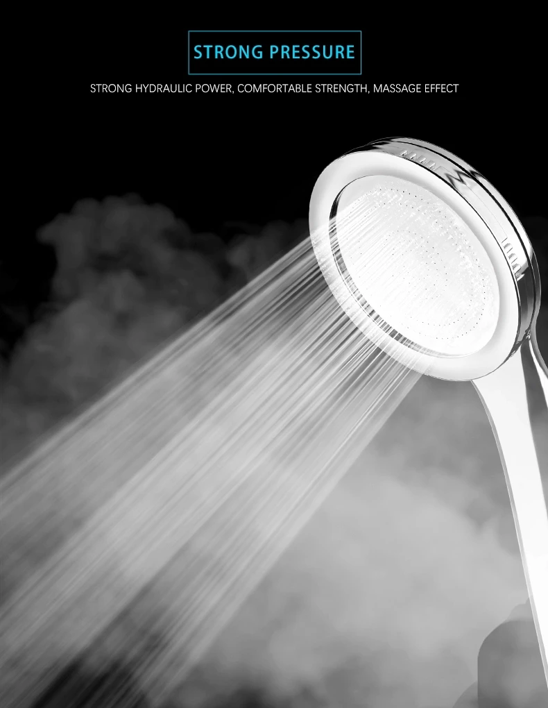 High Quality Abs Pressurized Water Saving Eco Shower Head Buy High