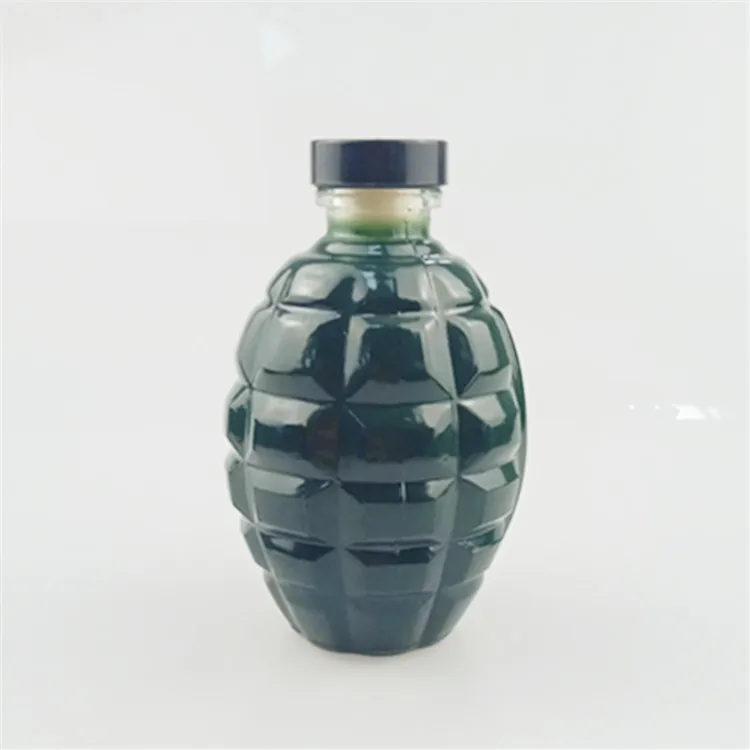 250ml Grenades Shaped Fruit Juice Packaging Unique Glass Bottle Buy