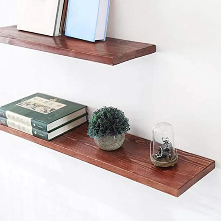 Floating Shelf Brackets Black Solid Steel Invisible Shelf Brackets ...