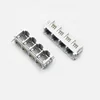 1*4 ports rj45 female connector rj45 10P8C pcb modular jack rj45 connector