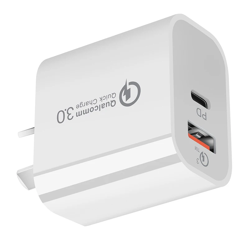 High Quality W Pd Quick Charger Qc Dual Usb Type C Port Charger