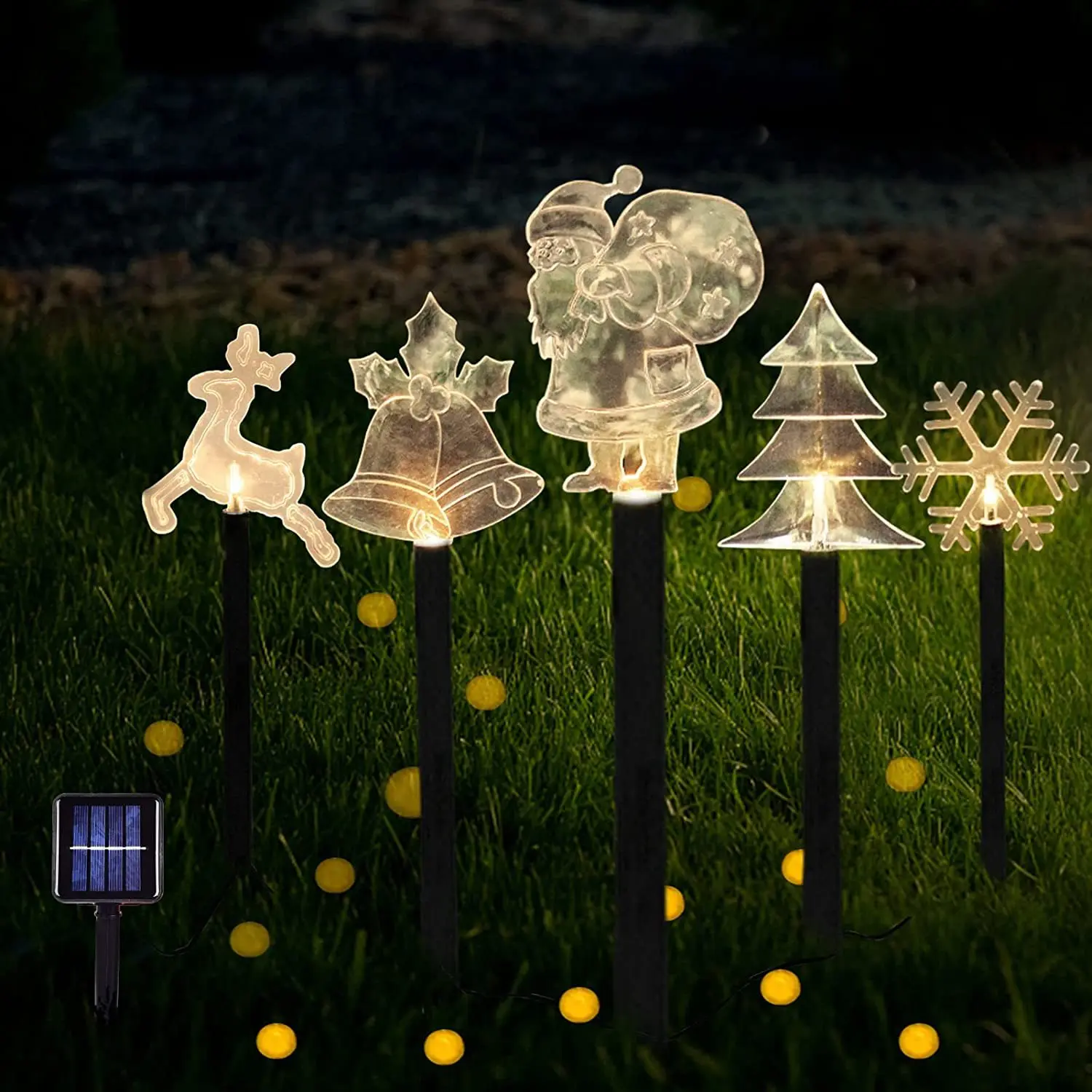 Led Lights For Solar Energy Lamp String Garden Lawn - Buy Christmas ...