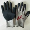 2018 new design cut resistance work gloves with nitrile sand coated