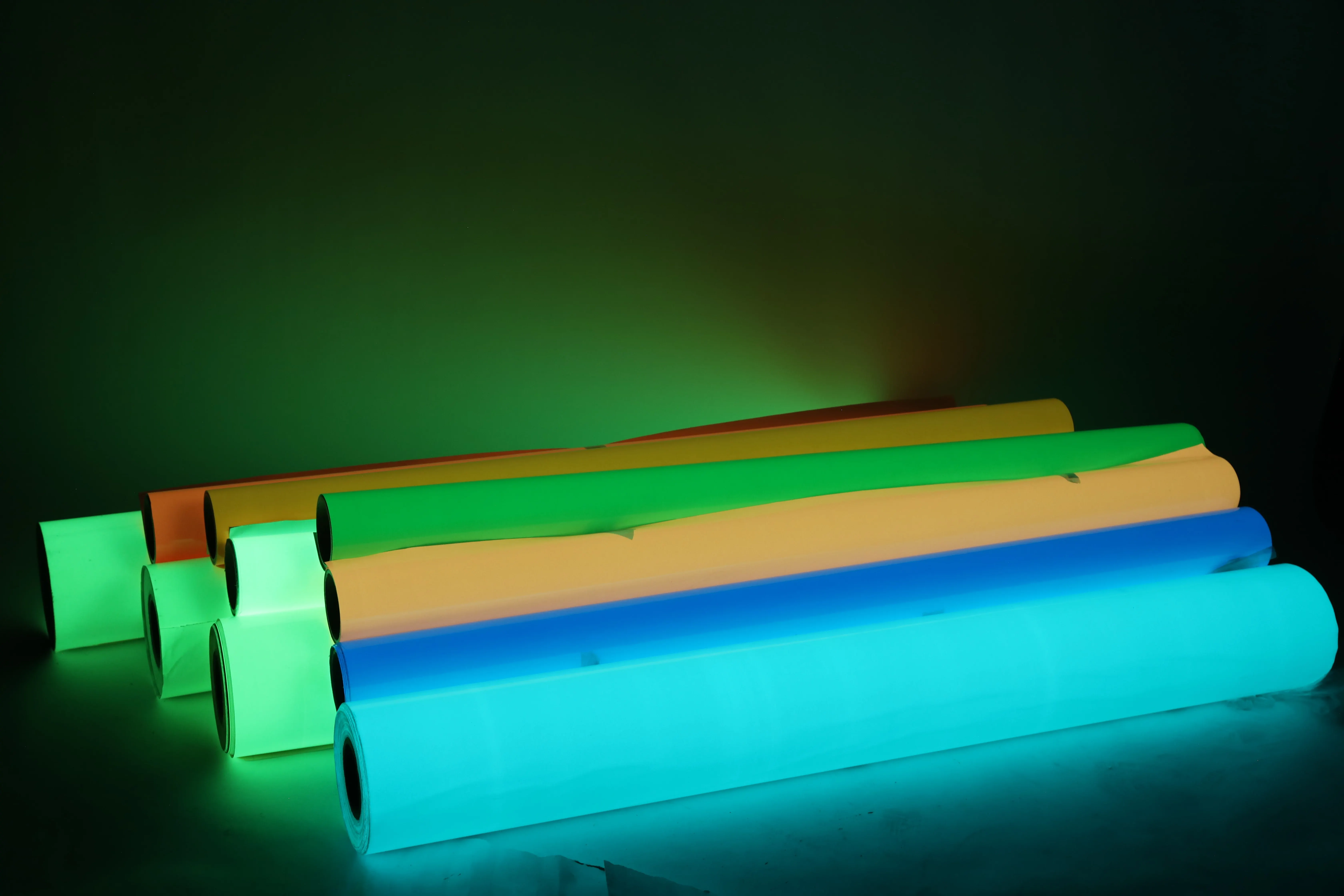 3HAO Customized PVC Photoluminescent Warning Film with High Visibility Adhesive Glow in the Dark Sticker supplier