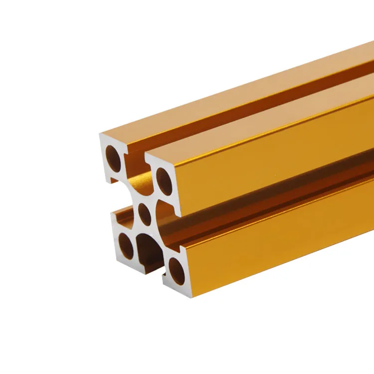 3030铝型材电泳氧化喷砂金方管支架定做机框鱼缸架30