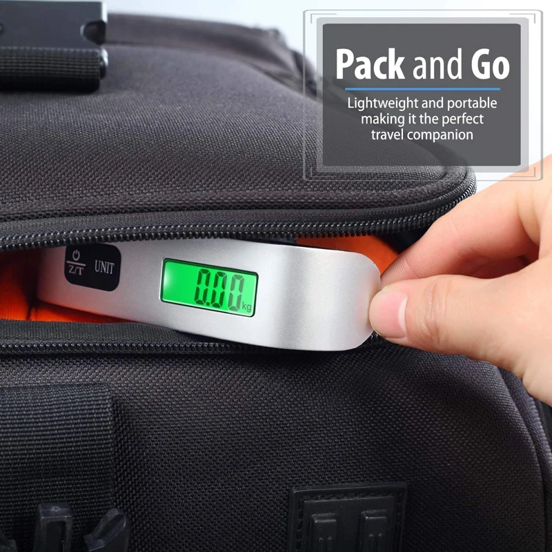Portable Travel Luggage Scale LCD Digital Hanging Electronic Weight 110lb/50kg 