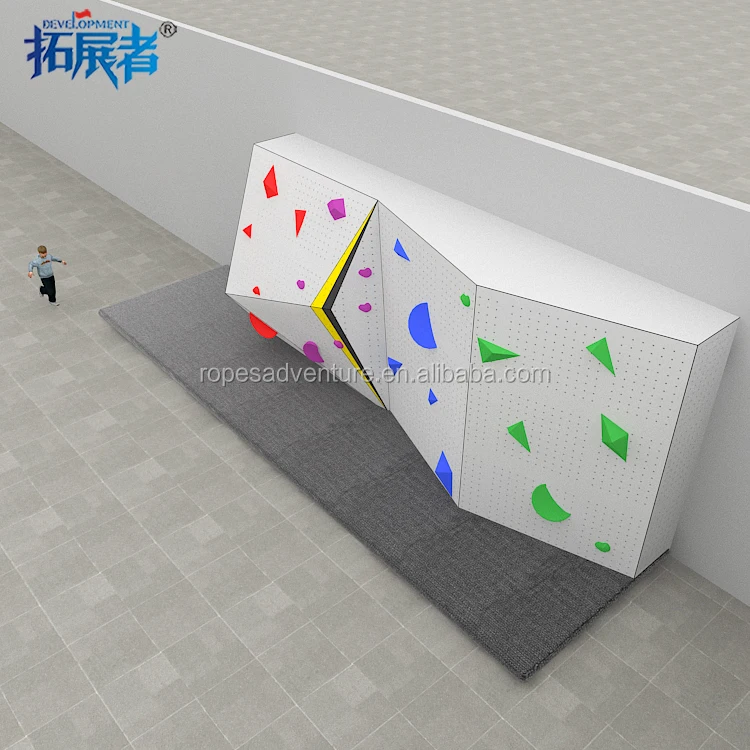 New Designed Kids Indoor Playground Rock Climbing Wall Equipment