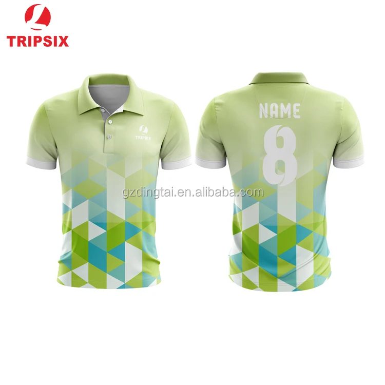 Free Design Sublimated Cooldry Beautiful Golf Polo T Shirt