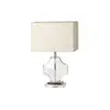 Designer Cross And Lilac Crystal Table Lamp In Clear Finished For Living Room