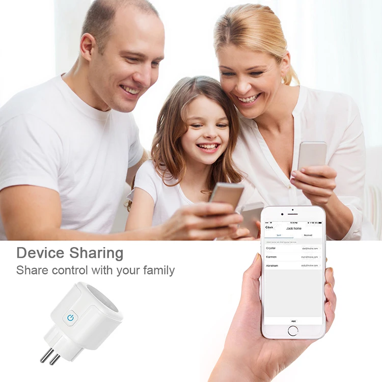 Original manufacture wifi smart alexa zigbee wall socket wireless timer electrical plug outlet - ANKUX.COM