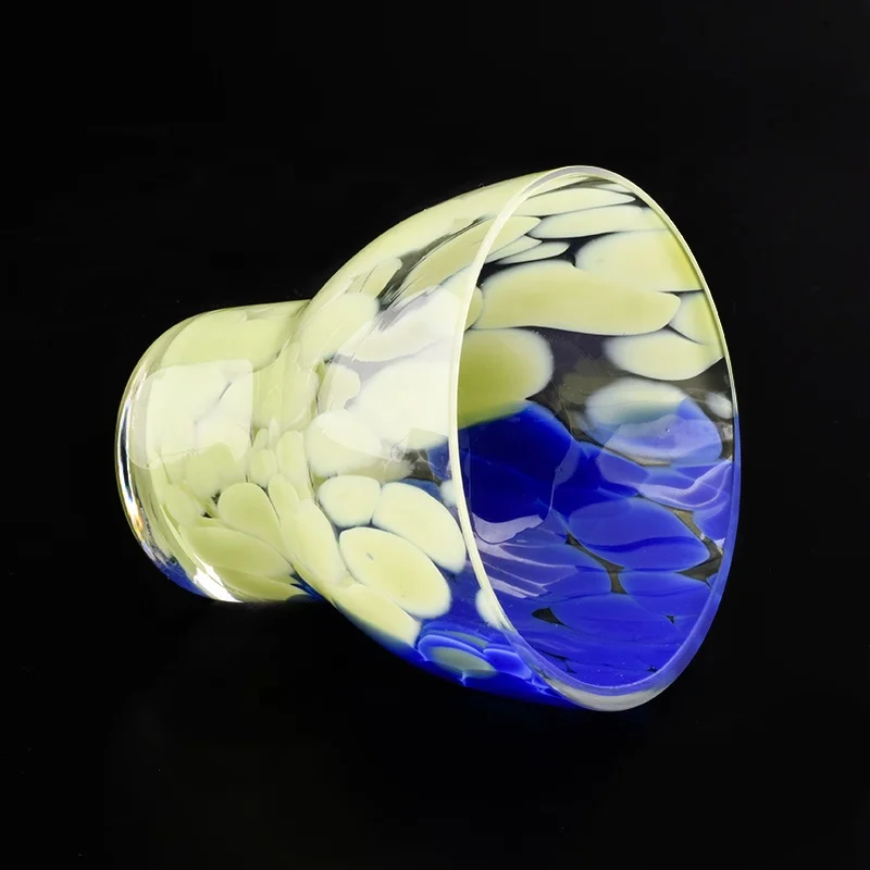 Modern custom candle jar glass handmade candle bottle wholesales