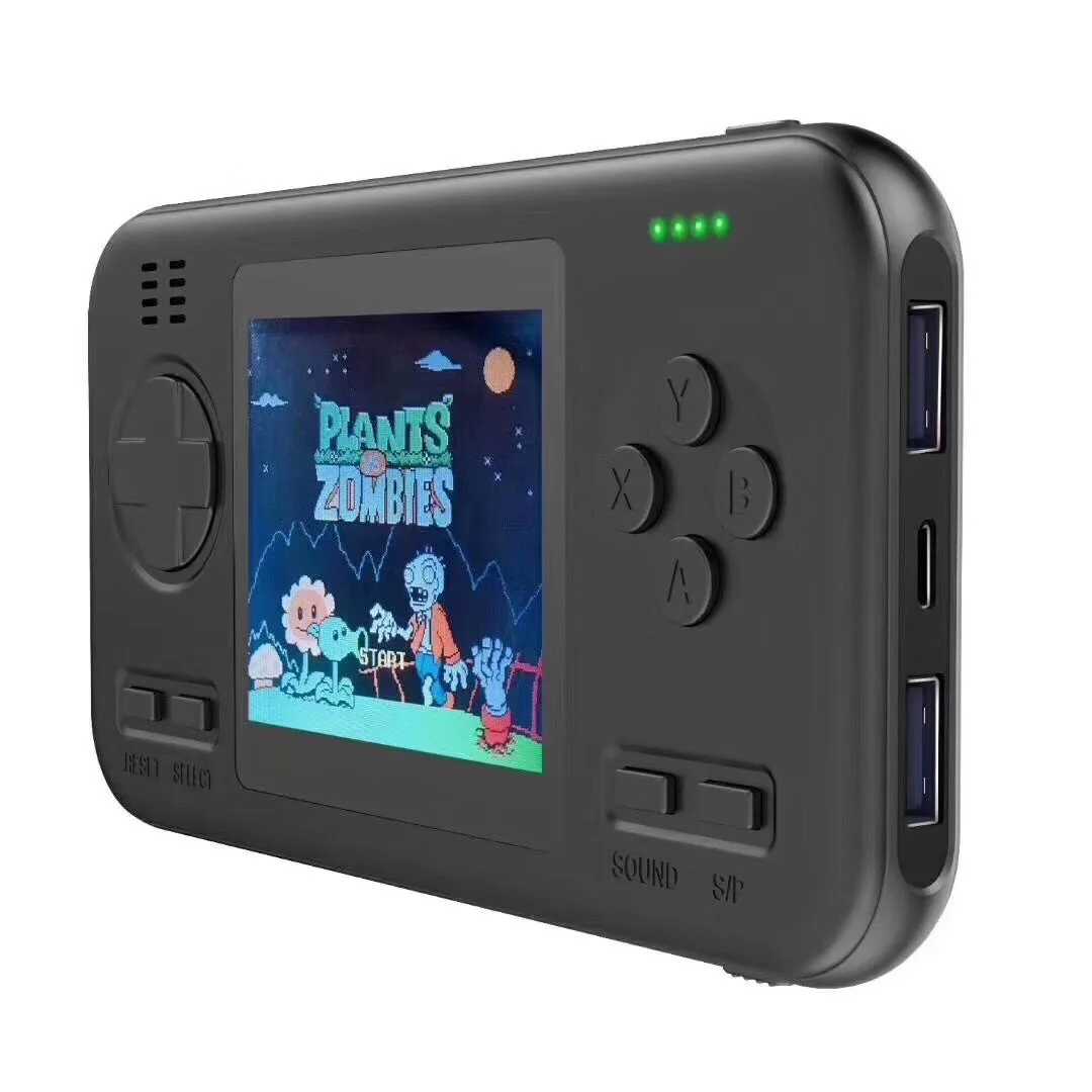 Portable 2.8 inches colour screen 416 games 8000mAh power bank function style retro handheld game player smart game console