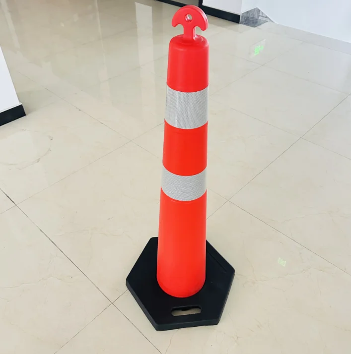 Stackable Delineators T-Top Traffic Chanelizer Cones Stackable Safety Polyethylene Delineator ...