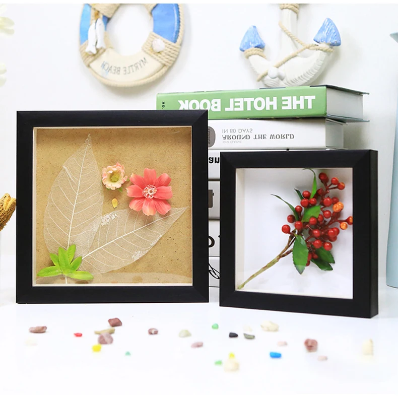 Wholesale Display Shadow Box 12x12 Inch Picture Frames For Flowers And